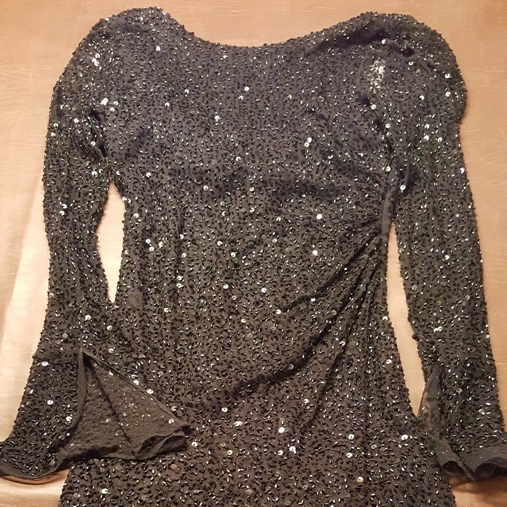 Moda International Black Cocktail Dress
